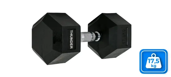 Гантель шестигранна THUNDER 17,5 кг Киев