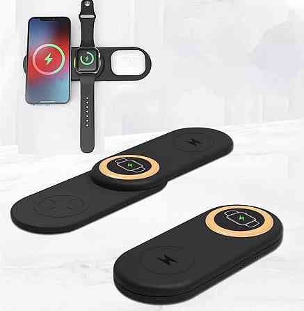 Магнітна безпровідна зарядка 15W CR-023 Луцк