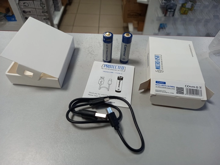 Аккумулятор 14500 Keeppower Li-ion R6 1950mAh / 2bl (P1450U1 AA) Винница - изображение 5