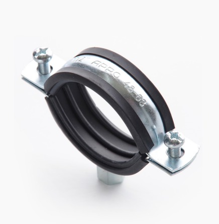 Хомут трубний 39-46мм 1 1/4" з комбінованою гайкою M8/M10 APRO Житомир