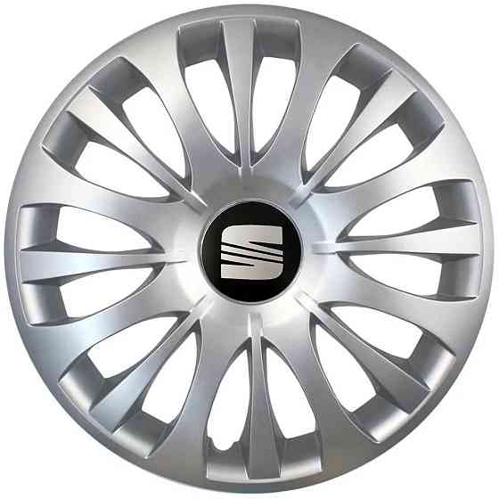 Автомобильные модельные колпаки R15 Seat 329 4шт, SJS, серебряные Киев