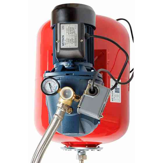 Wetron Станция 1.1кВт Hmax 45м Qmax 85л/мин (самовсасывающий насос) 50л Украина WETRON (775035/ Коломия