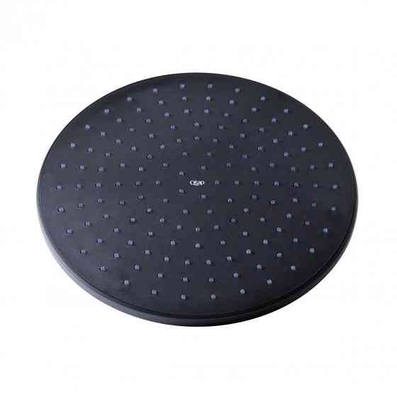 Лейка для верхнего душа латунь Qtap Hlavova 230 мм округлая QTHLAVA228O1ZBB Black Matt Харьков