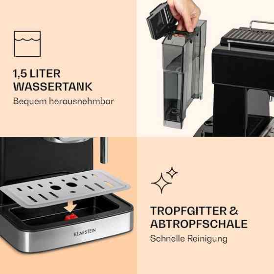 Еспресо-машина Gusto Classico Klarstein Німеччина Рівне