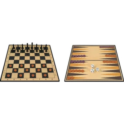 Настільна гра Ambassador Набір 3-in-1 Backgammon Chess Draughts (англ) (6337864) Вінниця - фото 3