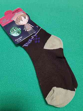 Носки для мальчиков коричневые - 31-36 размер, по стельке 14-19см, 80% хлопок, 15% бамбук, 5% лайкра Киев