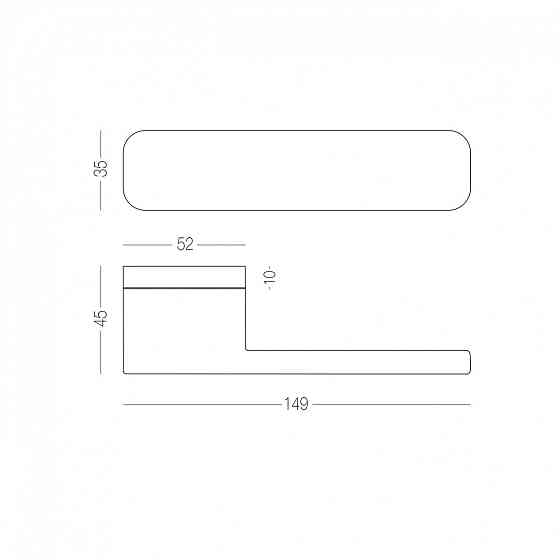 Ручка A-2017 BLACK Чорний Київ