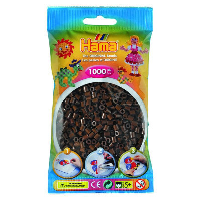 Набір для творчості Hama темно-коричневих намистин 1000 шт термомозаіка (207-12) Вінниця - фото 1