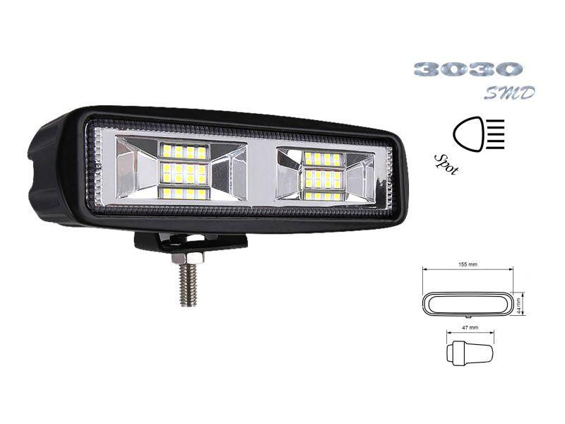 Фара додаткового світла M-48W / Spot спрямований промінь світла кут свічення 30° вольтаж 12-24V Харків - фото 1