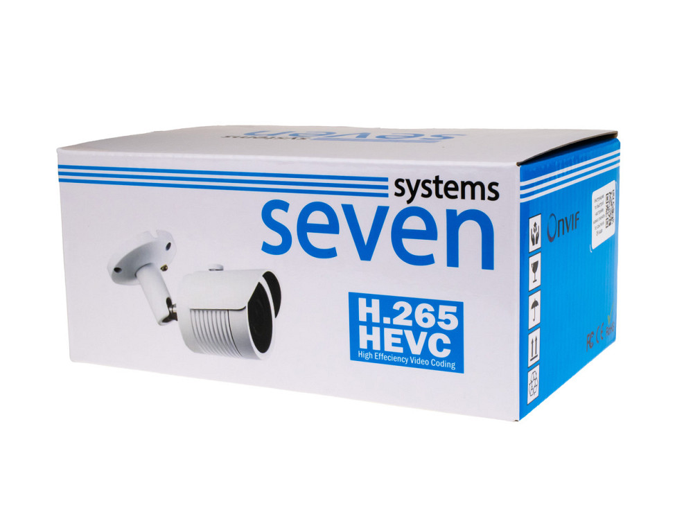 IP-відеокамера 5 Мп SEVEN IP-7225PA-DL white 4 мм з розумним подвійним підсвічуванням Київ - фото 7