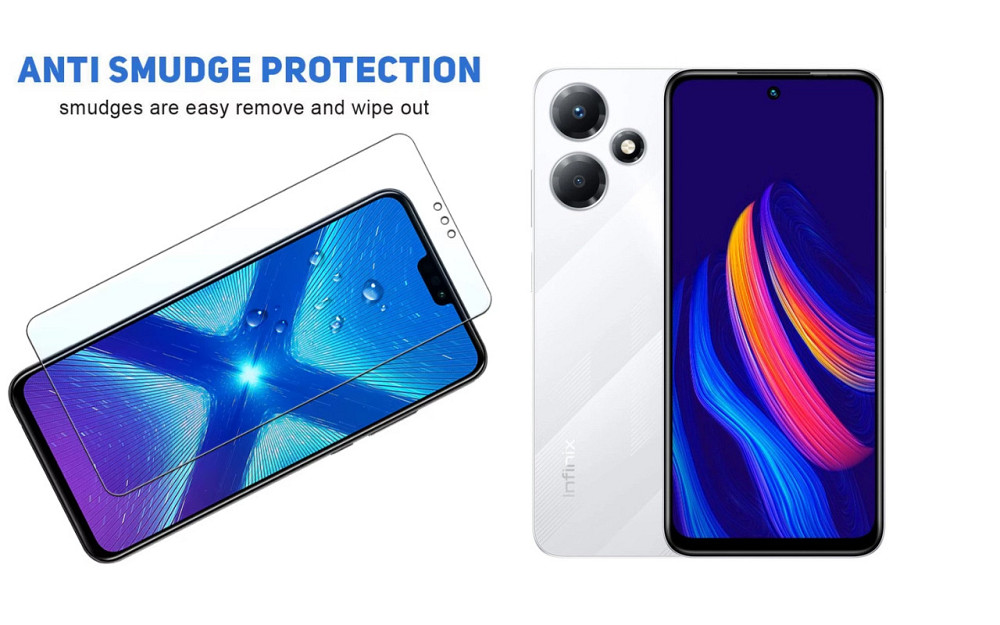 Захисне скло NeoGlass для Infinix Hot 30, Hot 30 Play – надпрозоре та стійке Київ - фото 3