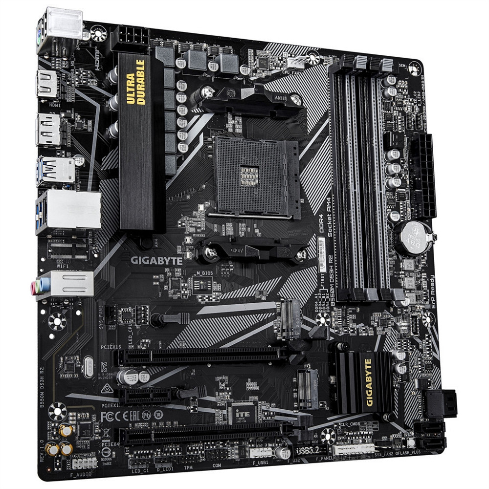 Материнська плата Gigabyte B550M DS3H R2 Socket AM4 ( microATX ) Харків - фото 7