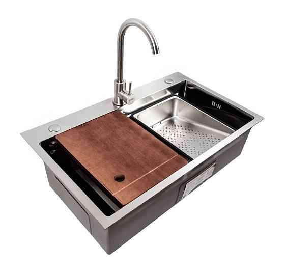 Кухонна мийка Valeso Handmade CM 75*46B Workstation з нержавіючої сталі Коломия