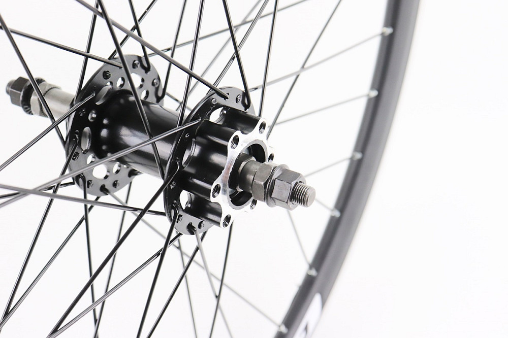 Колесо 26" заднє Disk-brake, обід алюмінієвий, втулка 14Gx36H, під вільнобіг, кріпл. гайка, "GRAVITY" (можл. подряпини) Бершадь - фото 4