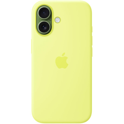 Чехол для мобильного телефона Apple Silicone iPhone 17 Neon Yellow Model A3558 (MGEV4ZM/A) Винница - изображение 5