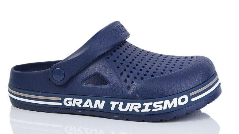 Чоловічі крокси сині з ремінцем Гранд туризмо Одеса - фото 1