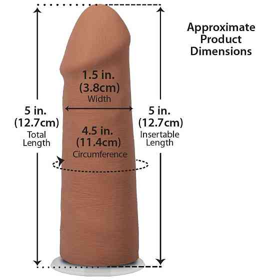 Фалоімітатор Doc Johnson The Realistic Cock ULTRASKYN - 5 Inch Caramel Sex Aura Київ