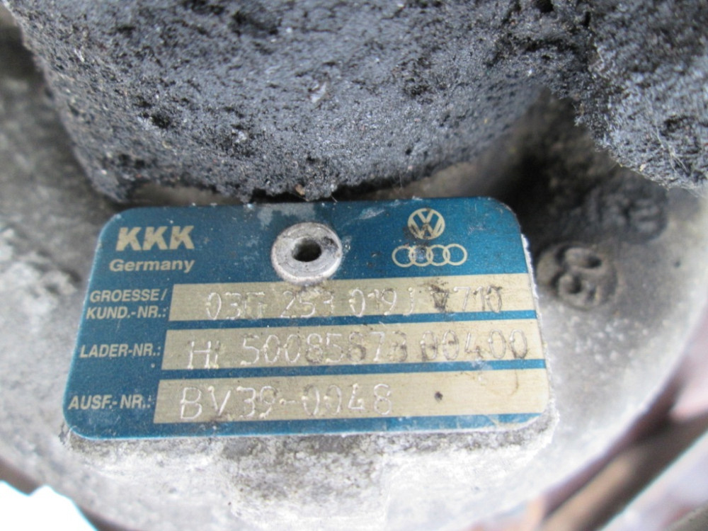 Турбіна VW Caddy 1.9 tdi 2004-2010 (03G253019j) Ковель - фото 2