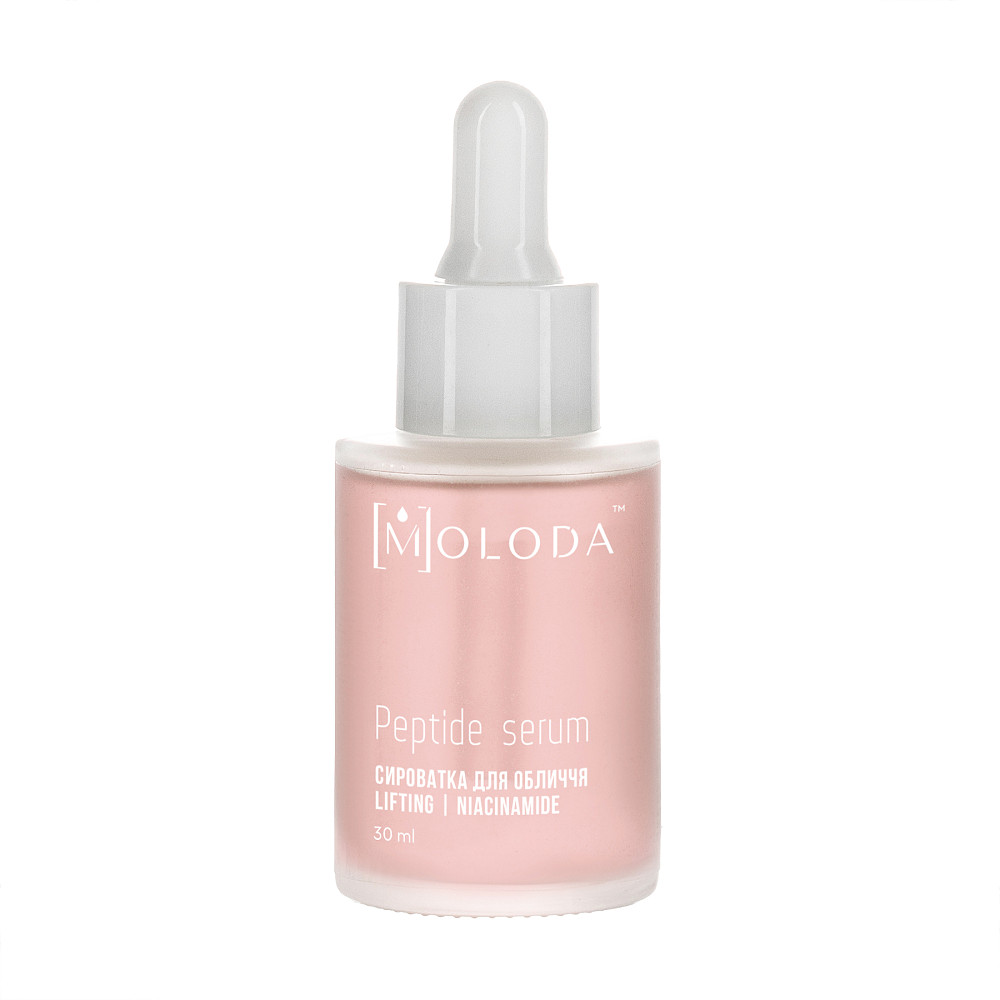 Омолаживающая сыворотка с пептидами Serum peptide Lifting Niacinamide Moloda 30 мл Киев - изображение 2