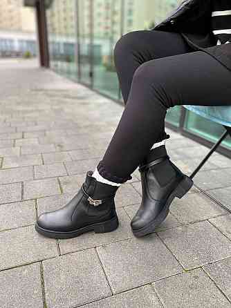 Черевики жіночі M.KRAFT 2034/1 чорні (зима, шкіра натуральна) (6157) Коломия