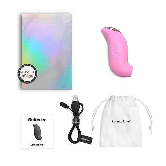 Вакуумний кліторальний стимулятор Love To Love BELIEVE R – PINK PASSION Sex Aura Київ