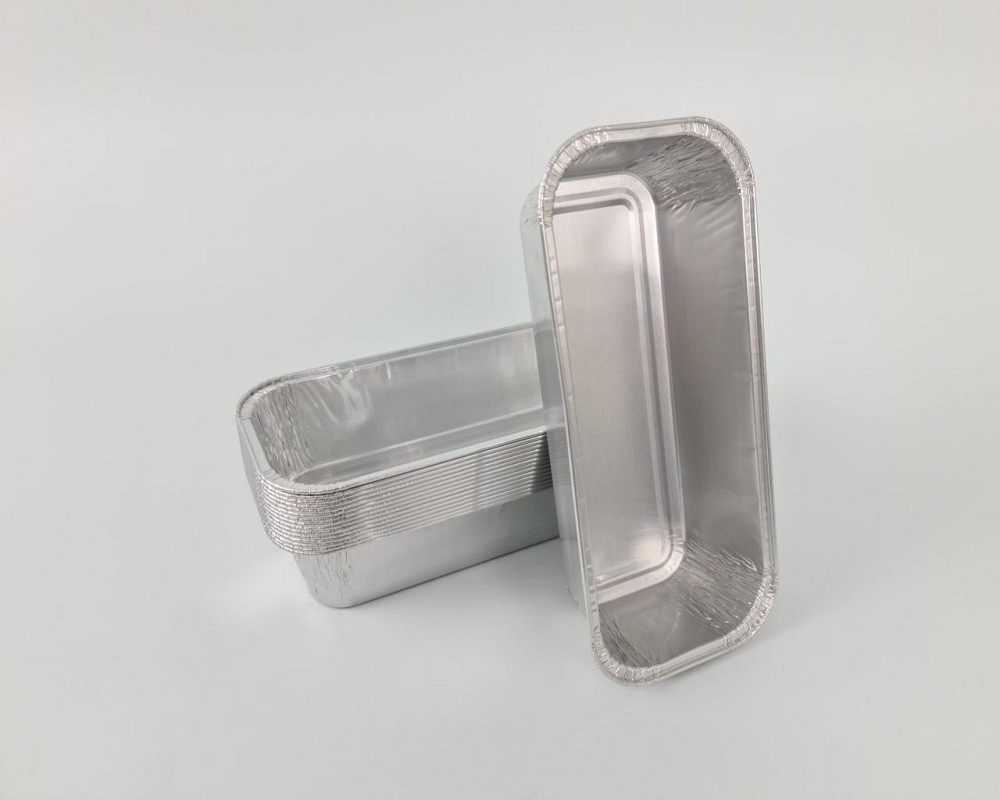 Контейнер из пищевой алюминиевой фольги прямоугольный 800мл R1-15G (R60G) 100шт в упаковки (1 пачка) Харьков - изображение 4