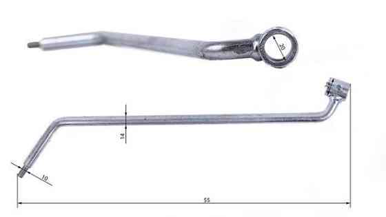 Рычаг переключения передач (кулиса) тип№2 - Мототрактор Мукачево