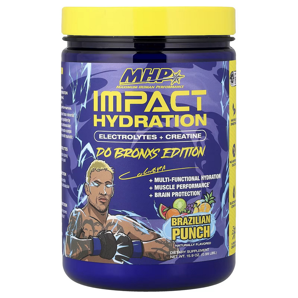 Impact Hydration, Electrolytes + Creatine 449g (Brazilian Punch) Луцьк - фото 1