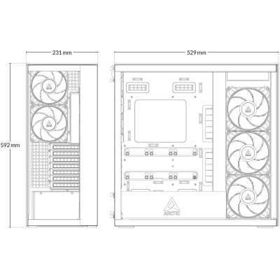 Корпус Arctic XTENDERVG B (ACPCC00016A) Вінниця - фото 5