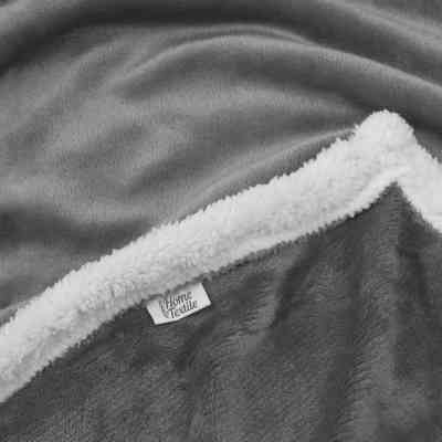 Плед Ardesto Sherpa 100% полиэстер, серый 160х200 см (ART0203SH) Винница
