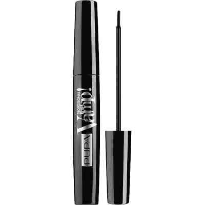 Підводка для очей Pupa Vamp! Professional Liner Водостійка з ультратонким пензлем 100 - Extra Black (8011607206018) Вінниця