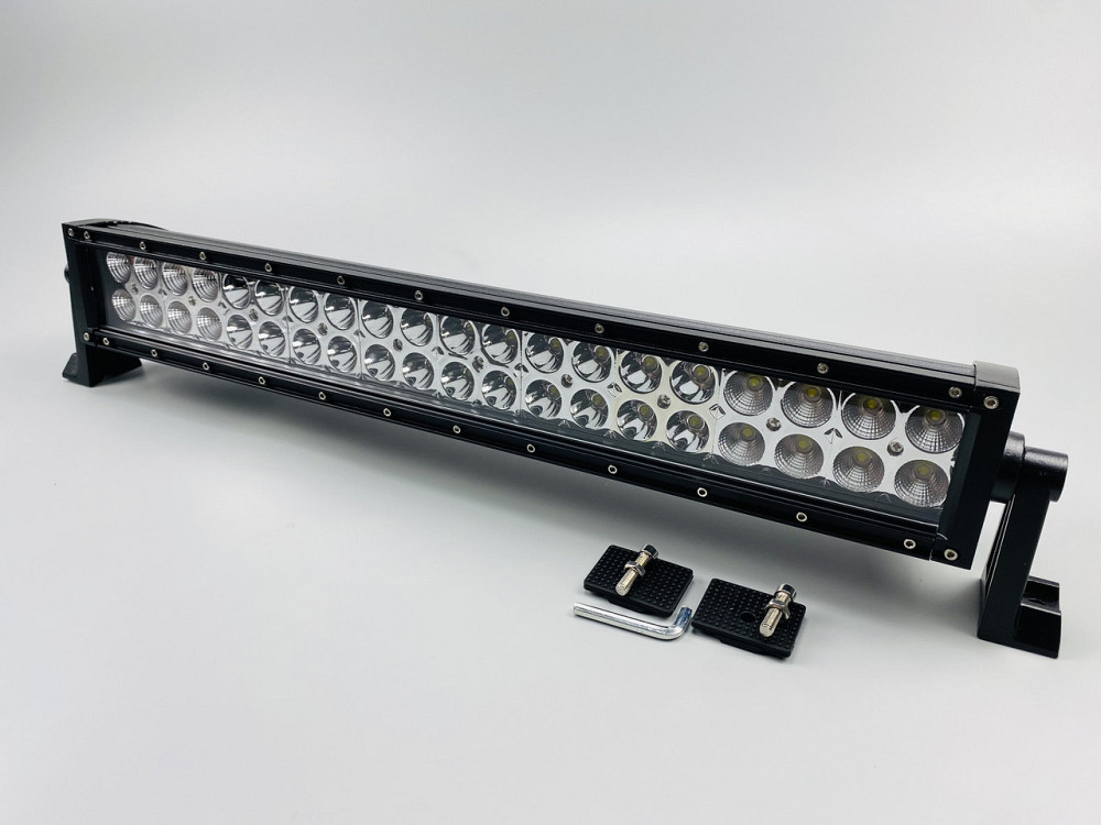 Світлодіодна панель до вантажівки додаткове світло Фара LED BAR прямокутна 120W Мукачево - фото 2