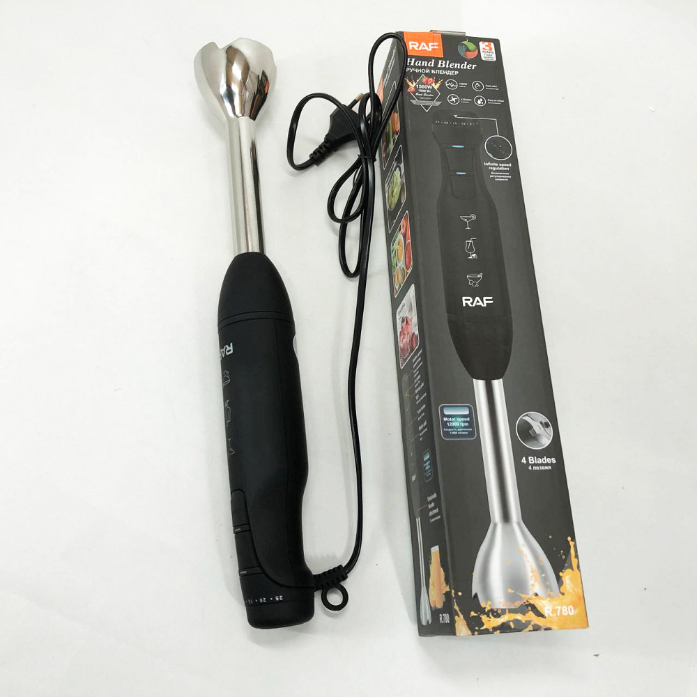 Погружной блендер для овощей RAF, Эргономичный блендер для кухни, Блендеры кухонные EO-19 Львов - изображение 11
