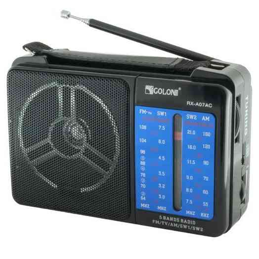 Радиоприемник GOLON RX-A07 на батарейках и от сети KC-17 Львов