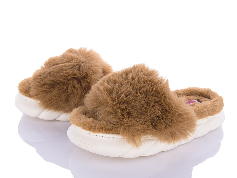 Капці хутряні жіночі на платформі Lion1 бежевий 38/39 Одеса - фото 1