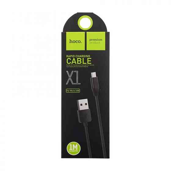 Провод HOCO Micro USB X1 1м Black Киев