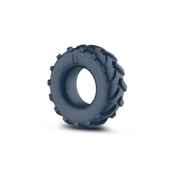 Ерекційне кільце-шина Boners Tire Cock Ring – Grey, внутрішній діаметр 2,5 см Sex Aura Київ