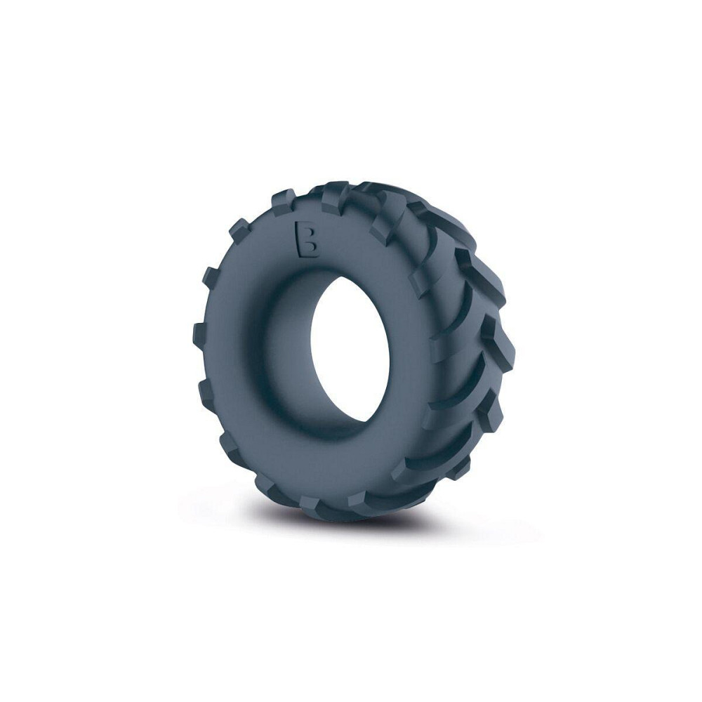 Ерекційне кільце-шина Boners Tire Cock Ring – Grey, внутрішній діаметр 2,5 см Sex Aura Київ - фото 1