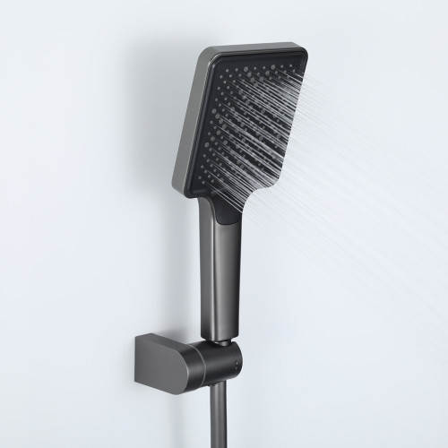 Смеситель для ванны с поворотным изливом FRAP F3284-9 графит Киев - изображение 7