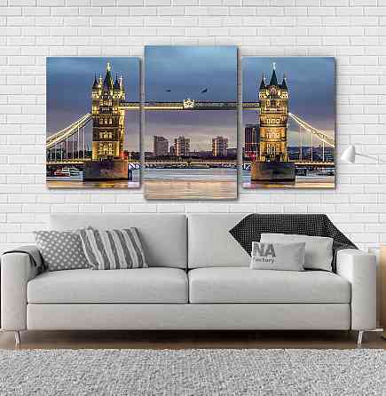 Модульна картина Нічний Лондон (53х100см) Art-28_3 Київ