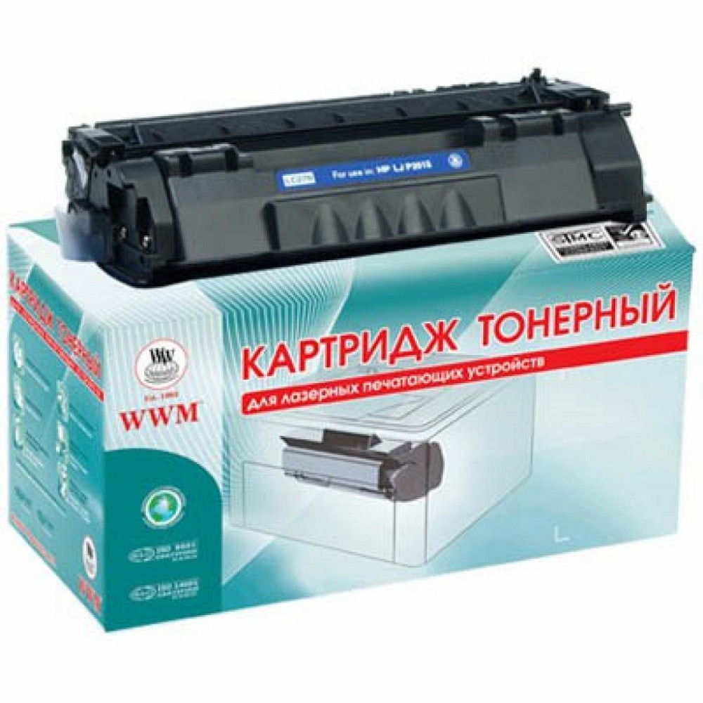 Картридж WWM для HP LJ P2015/P2014/M2727 (LC27N) Вінниця - фото 1