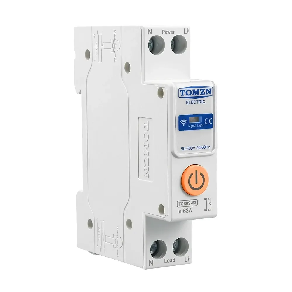 Розумний автоматичний вимикач з Wi-Fi (Tuya) TOMZN TOB9S-63 63A (51-00111) Київ - фото 9