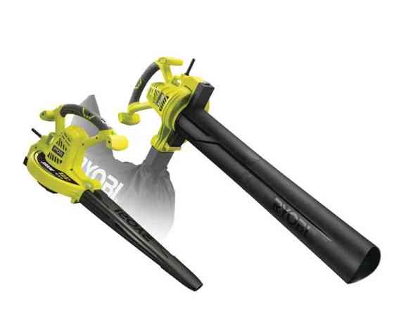 Повітродувка-пилосос садова RYOBI RBV3000CSV, 3000Вт (14 м?/хв) (+ Насадка для високошвидкісного збирання, Одеса