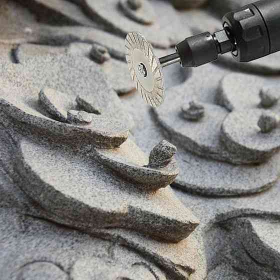 Диск алмазний відрізний 40мм для плитки каменю граніту хвостовик 6мм Київ