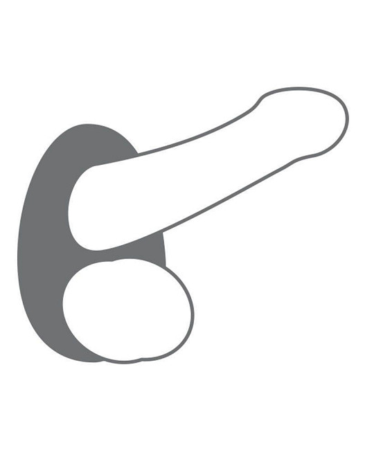 Ерекційне кільце Dorcel Liquid-Soft Teardrop для члена і мошонки, soft-touch силікон Sex Aura Київ - фото 3