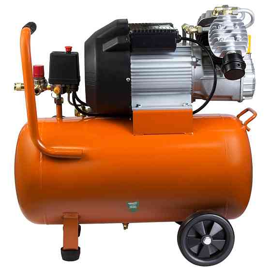 Grad Компрессор двухцилиндровый (V) 2.5кВт 435л/мин 8бар 50л (2 крана) GRAD (7043945) Коломия