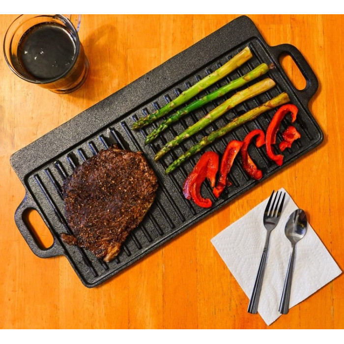 Чавунна плита-планча з ручками 51х23х1,5 см GRILLI 777183 Код: 012706 Ровно - изображение 8