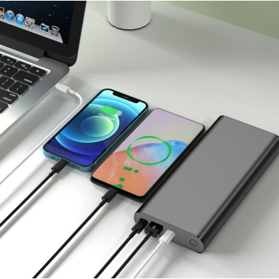 Батарея універсальна PowerPlant 26800mAh, PD/100W+18W, QC/3.0, USB-C*2, USB-A (PB930470) Вінниця - фото 3