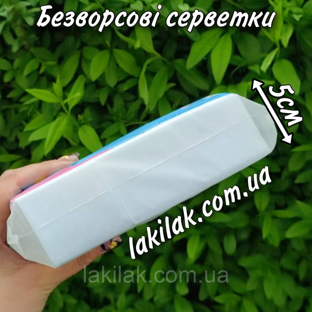 Білі безворсові серветки 1000шт (товщина пачки 5см) Херсон - изображение 1