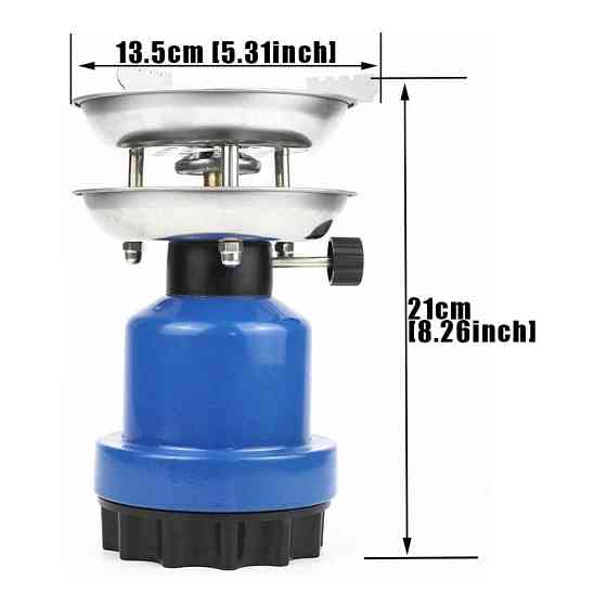 Портативная газовая горелка для кемпинга с пьезоподжигом,20х16см,DYSTATE SBR Киев